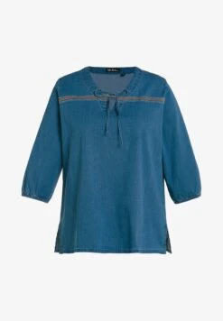 Ulla Popken ZIG ZAG - Bluse - Light Blue -Ulla Popken 1cadea93fd364619939882cdf0242298