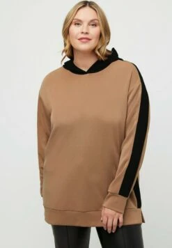 Ulla Popken Kapuzenpullover - Walnuss