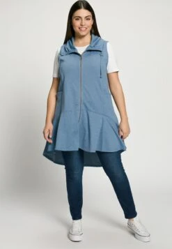 Ulla Popken Weste - Blue Denim