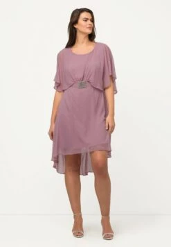 Ulla Popken DÉCOLLETÉ EN V MANCHES COURTES - Cocktailkleid/festliches Kleid - Rose Antique -Ulla Popken 1f3db02003774a42bf4596abdada33e3 1