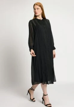 Ulla Popken LANGE MOUWEN - Blusenkleid - Zwart -Ulla Popken 20df3771a10348eca6258d106a8e9df8