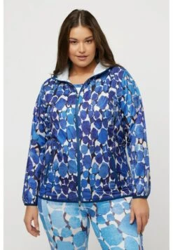 Ulla Popken Regenjacke / Wasserabweisende Jacke - Marine