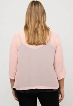 Ulla Popken Strickjacke - Vieux Rose Clair -Ulla Popken 21703e1500fd4feba47aa4e13b4dfa4d