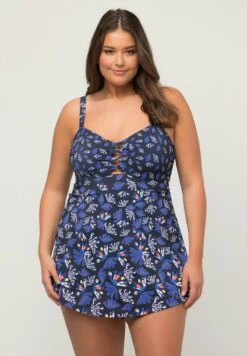 Ulla Popken Badeanzug - Navy Blue