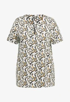 Ulla Popken T-Shirt Print - Offwhite -Ulla Popken 21a9f6b3ff124ac285cd756c8a5237cc