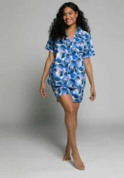 Ulla Popken DÉCOLLETÉ EN V MANCHES COURTES SET - Nachtwäsche Set - Rose -Ulla Popken 21acb102201c4071b2aea95056bc56c2