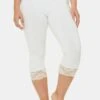 Ulla Popken Leggings - Strümpfe - White