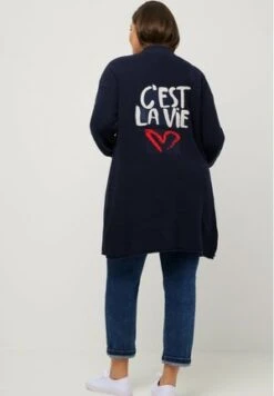 Ulla Popken Strickjacke - Petrolblau -Ulla Popken 21b6c5260faf43138cdc978d478f9dd6