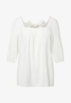 Ulla Popken 3/4 MANCHES - Bluse - Off White -Ulla Popken 223b1d523d0e42a6bba52636b46d8bc5