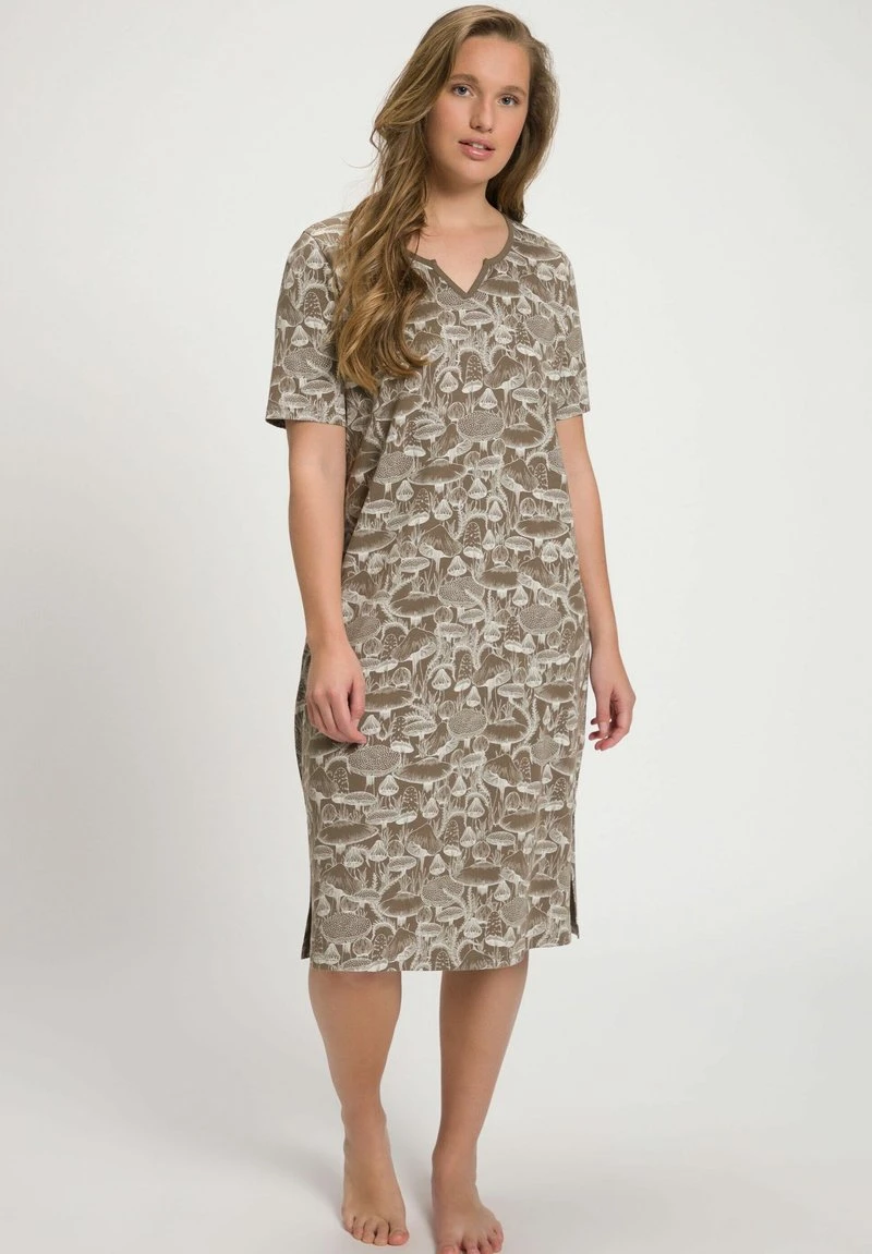 Ulla Popken Nachthemd - Marron Nougat 7 Ulla Popken Nachthemd - Marron Nougat – Bild 5