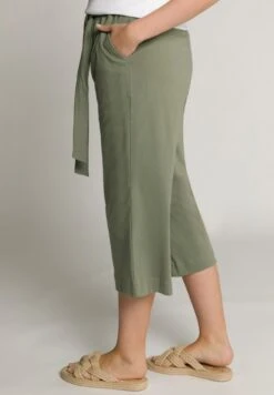 Ulla Popken POPKEN DAMEN GROSSE GRÖSSEN - Stoffhose - Schilf -Ulla Popken 23b0e26a22cb4bc9a428d40fc757786d