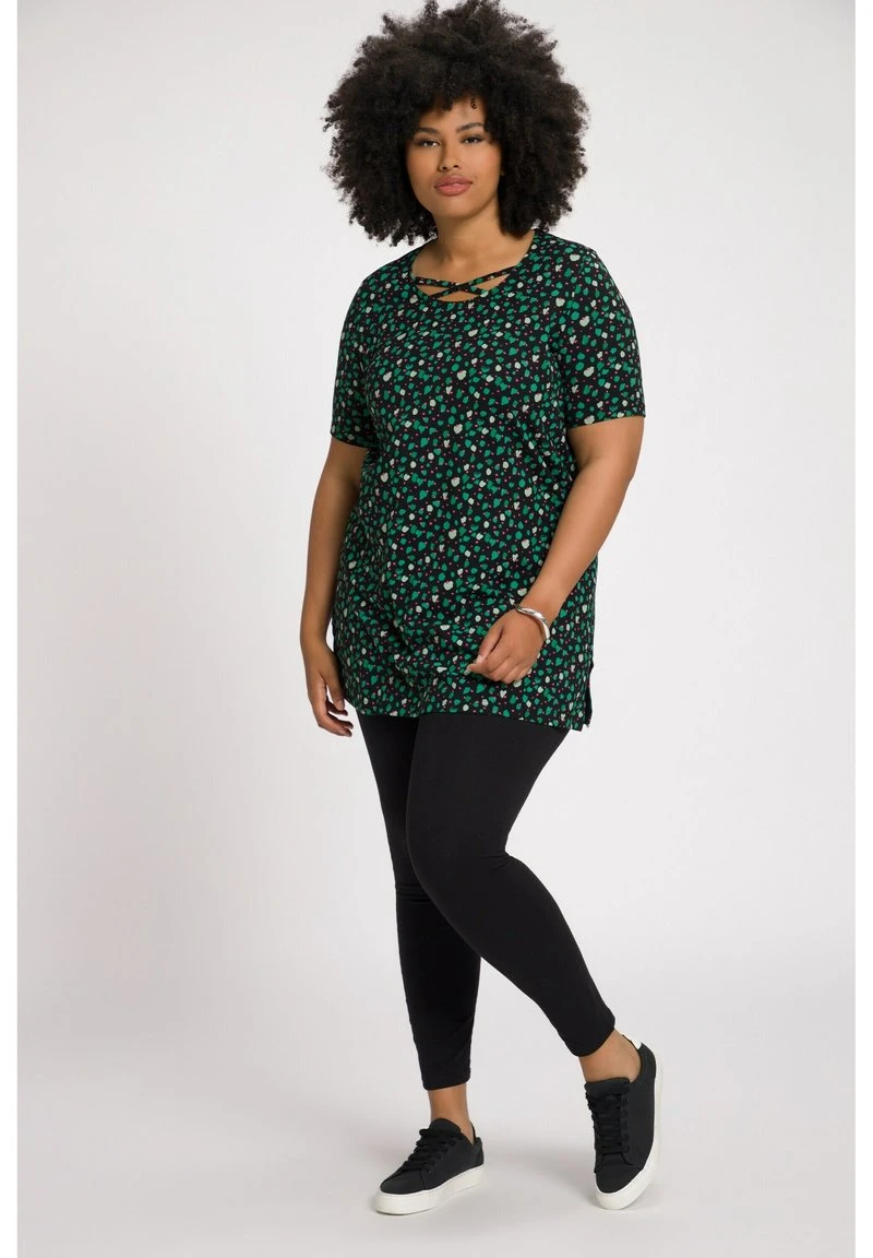 Ulla Popken T-Shirt Print - Noir 4 Ulla Popken T-Shirt Print - Noir – Bild 2