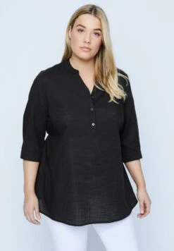 Ulla Popken Bluse - Navy Blue