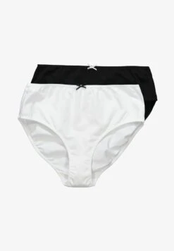 Ulla Popken 2 PACK - Slip - White/black -Ulla Popken 240f200118a448838e2c2b336bcf47fd