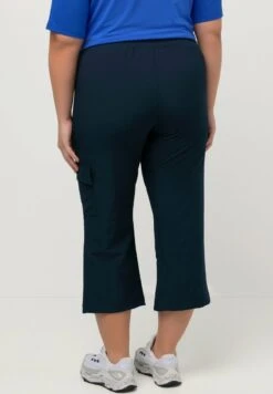 Ulla Popken 7/8- WASSERABWEISEND, ELASTIKBUND, REFLEKTOR - Jogginghose - Marine -Ulla Popken 24c994456e4b4c9b8ba522586e36721f