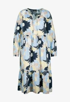 Ulla Popken VINTAGE LANGARM - Freizeitkleid - Dunkles Rosa -Ulla Popken 24fd4b3929594ac1aebcfab0e39ce461