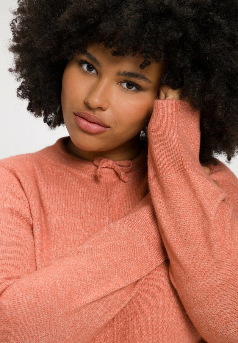 Ulla Popken LANGARM - Strickpullover - Rosequartz 5 Ulla Popken LANGARM - Strickpullover - Rosequartz – Bild 3