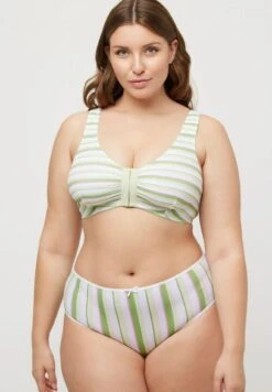 Ulla Popken Bustier - Licht Salie -Ulla Popken 25809de3571b443db6405c39535521b6 1