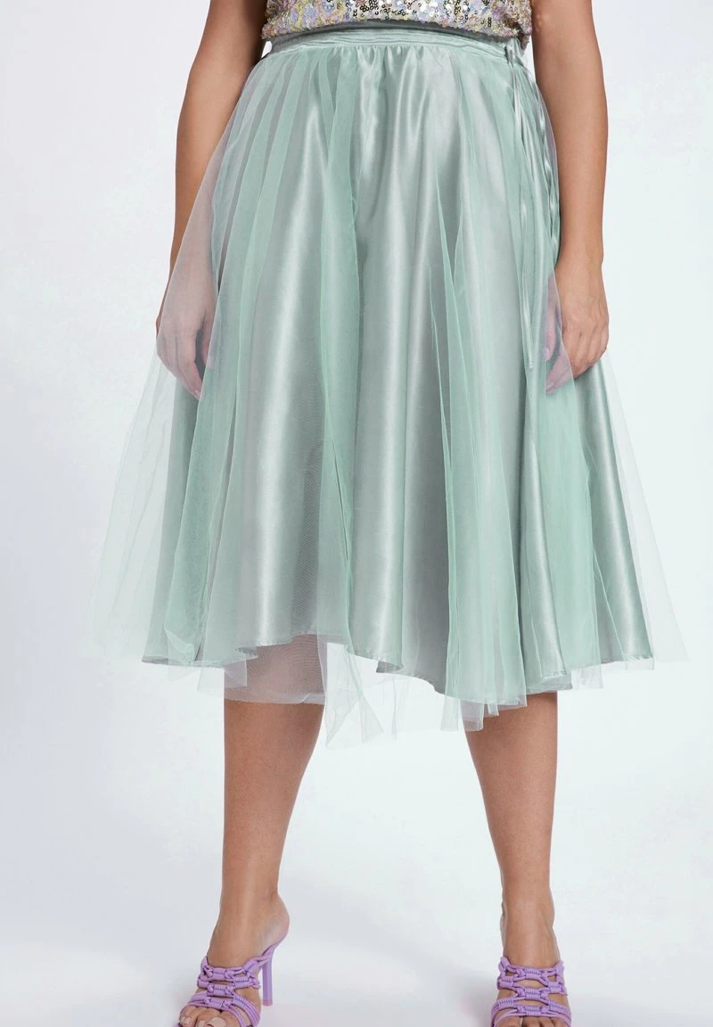 Ulla Popken A-Linien-Rock - Hellmint 8 Ulla Popken A-Linien-Rock - Hellmint – Bild 6