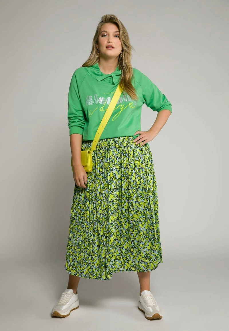 Ulla Popken Sweatshirt - Warm Groen 4 Ulla Popken Sweatshirt - Warm Groen – Bild 2