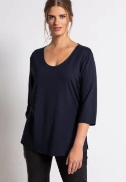 Ulla Popken Langarmshirt - Nachtblau -Ulla Popken 271c4a2e7e5b4db4be86cd778fda9298 1