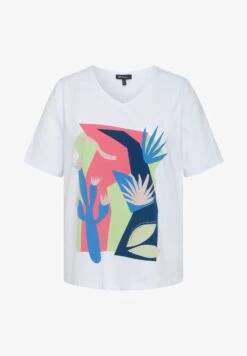 Ulla Popken T-Shirt Print - Sneeuwwit -Ulla Popken 289ce20d4f9a4bfcb1c66e72e8386bad