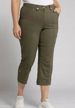 Ulla Popken Stoffhose - Khaki -Ulla Popken 28e3b9f42f0c4f0cb91c413734111c09 1