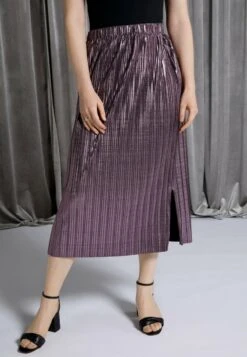 Ulla Popken Bleistiftrock - Mauve