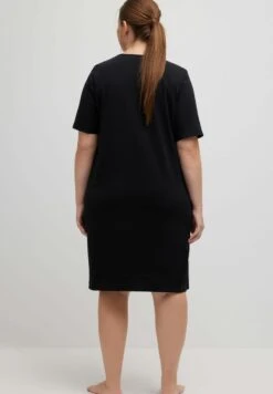 Ulla Popken Nachthemd - Black -Ulla Popken 29aa6ca8fef64670a96528a58e7638ce