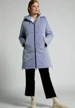 Ulla Popken Regenjacke / Wasserabweisende Jacke - Blauviolett