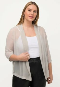 Ulla Popken Strickjacke - Gris Métal -Ulla Popken 29c9fb12416f4e3aa2fa3b8aed1d545c 1