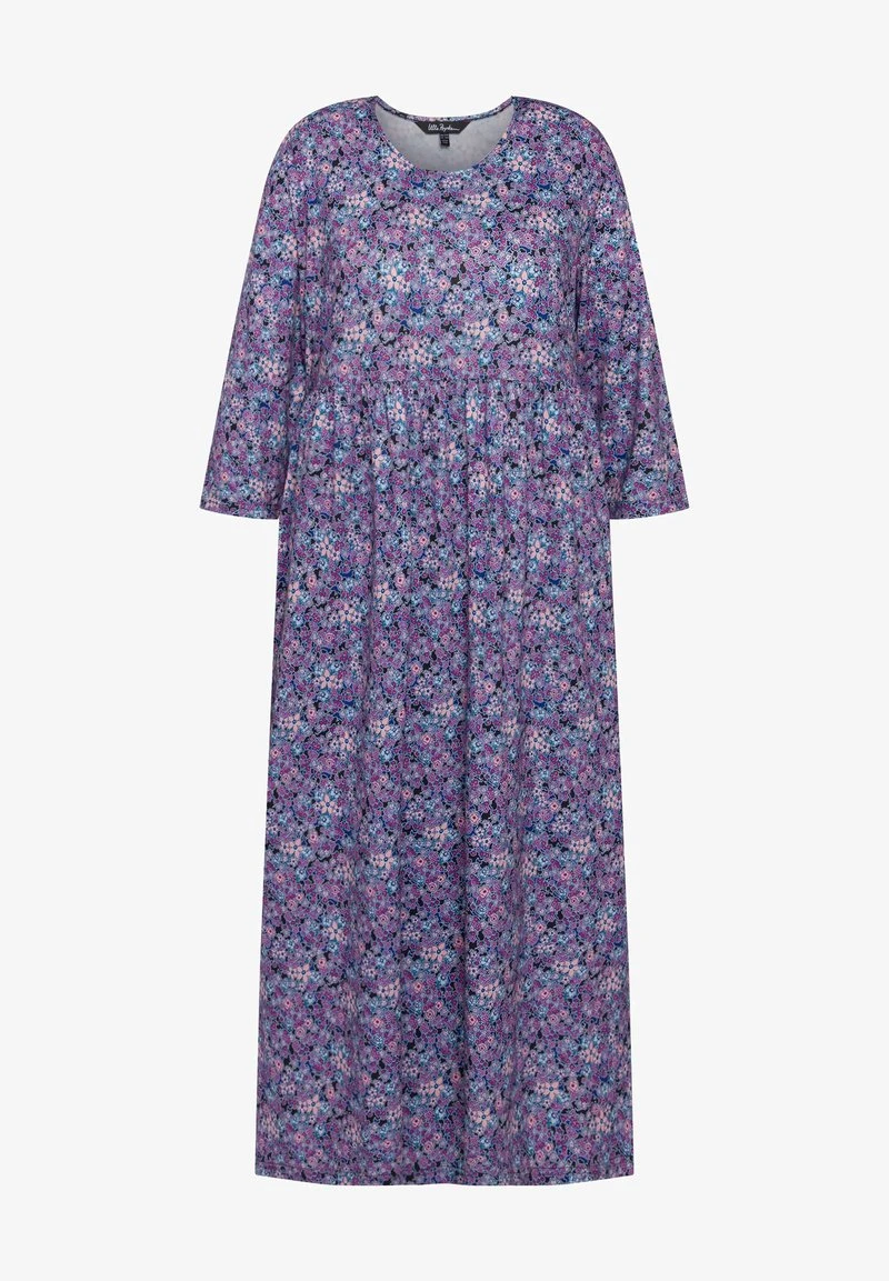 Ulla Popken MUSTER, PRINZESSNAHT, RUNDHALS - Jerseykleid - Magenta 7 Ulla Popken MUSTER, PRINZESSNAHT, RUNDHALS - Jerseykleid - Magenta – Bild 5