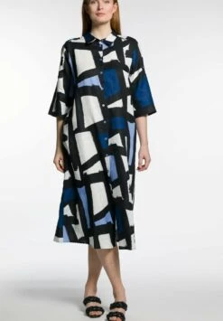 Ulla Popken Blusenkleid - Tiefdunkelblau