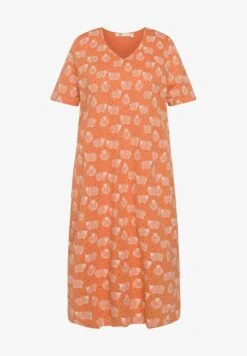 Ulla Popken Nachthemd - Beige Red -Ulla Popken 2c028b29dfe84b54aaefc2fb7d4aaecd