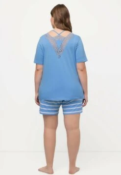 Ulla Popken PANEL SET - Nachtwäsche Set - Light Blue -Ulla Popken 2ca2e2dc36da467db4442a0d535de675