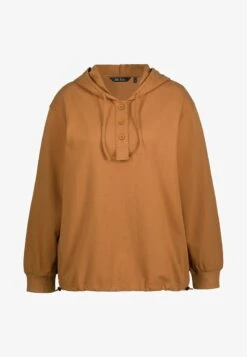 Ulla Popken Kapuzenpullover - Cannelle -Ulla Popken 2cc6a74f10ba4ee29c32650b85fb6b73