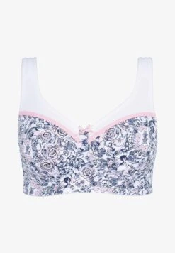 Ulla Popken ROSE - Sport-BH Mit Leichter Stützkraft - Off White -Ulla Popken 2d093a4c3c16446b99a49c2466a799a3