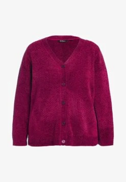 Ulla Popken Strickjacke - Donker Mosterdgeel -Ulla Popken 2e05a1b60ce44d2f8bcca306c0531dd5