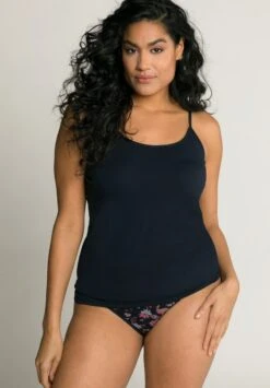 Ulla Popken 2 PACK - Unterhemd/-shirt - Marine