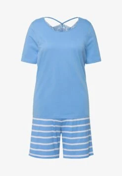 Ulla Popken PANEL SET - Nachtwäsche Set - Light Blue -Ulla Popken 304bb29e2cc141d6a591aacedb301354