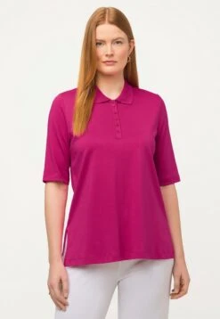 Ulla Popken COUPE CLASSIQUECOL PIMA - Poloshirt - Rose Fuchsia