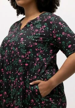 Ulla Popken Freizeitkleid - Schwarz -Ulla Popken 315af53a22e548258a422e8bcdf3e2f5