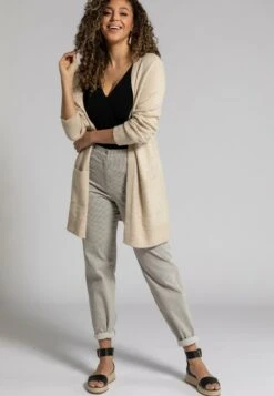 Ulla Popken Stoffhose - Beige -Ulla Popken 3185bc67e2a740d28b025060f3728547 1