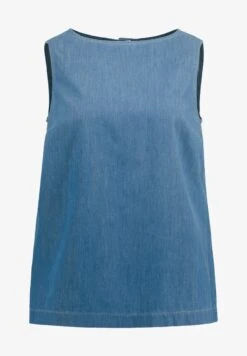 Ulla Popken Bluse - Blue Denim -Ulla Popken 31c667a1f9c042fbab8f299b7055343b