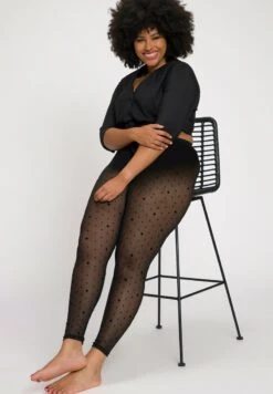 Ulla Popken Strumpfhose - Noir -Ulla Popken 323c28eba01b440a854c754e6e07905b