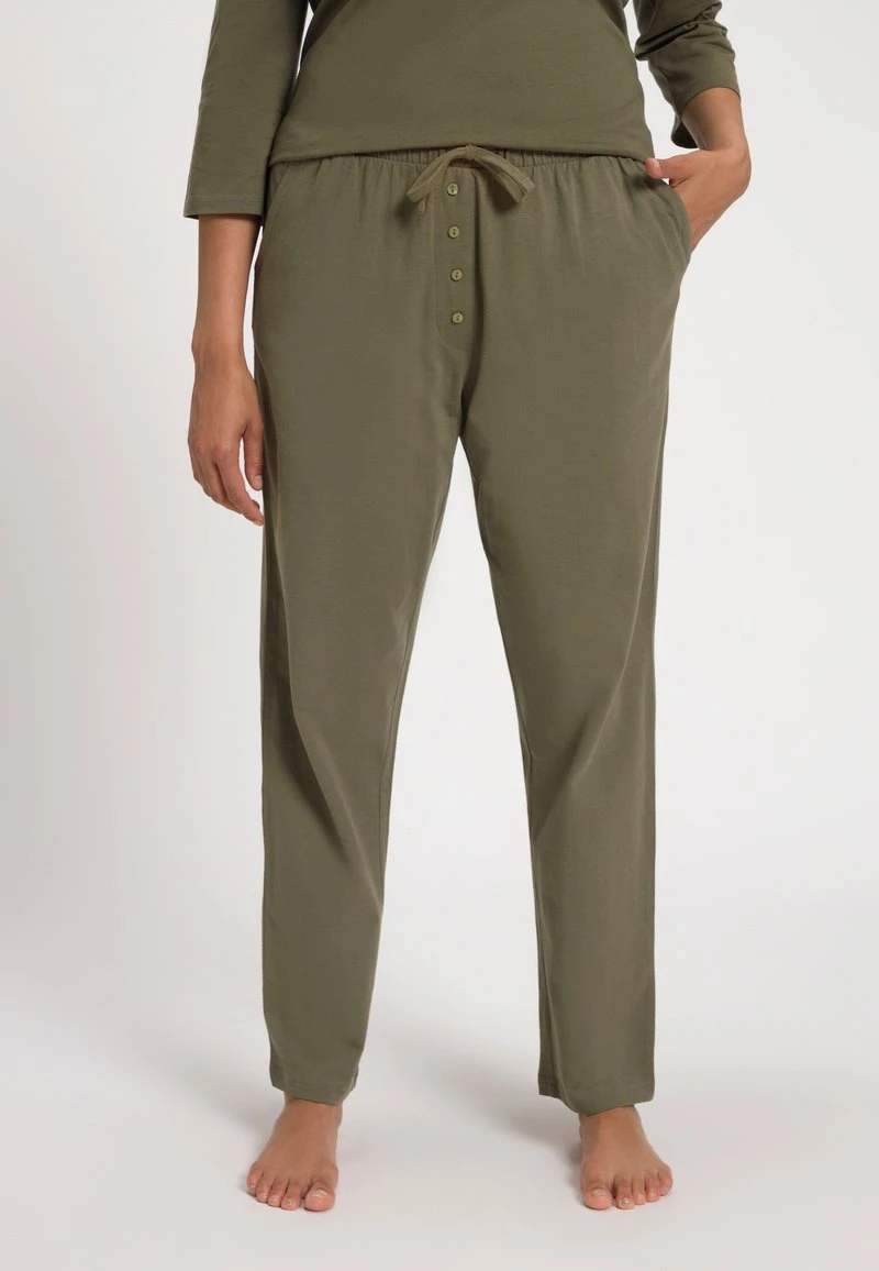 Ulla Popken SIERKNOPEN, ELASTISCHE BAND, ZAKKEN - Nachtwäsche Hose - Lodengroen 3 Ulla Popken SIERKNOPEN, ELASTISCHE BAND, ZAKKEN - Nachtwäsche Hose - Lodengroen