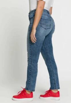 Ulla Popken Jeans Slim Fit - Blue Denim -Ulla Popken 33e697f79fcb4e6193f6b703db830bc4