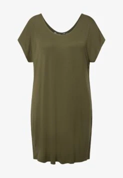 Ulla Popken MANCHES COURTES - Nachthemd - Vert Loden -Ulla Popken 341abbeb7ccd4f898ddfd287d6a9f443