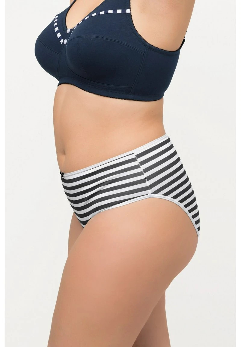 Ulla Popken LOT DE 4 RAYURES COULEUR UNIE - Slip - Bleu Nuit 6 Ulla Popken LOT DE 4 RAYURES COULEUR UNIE - Slip - Bleu Nuit – Bild 4