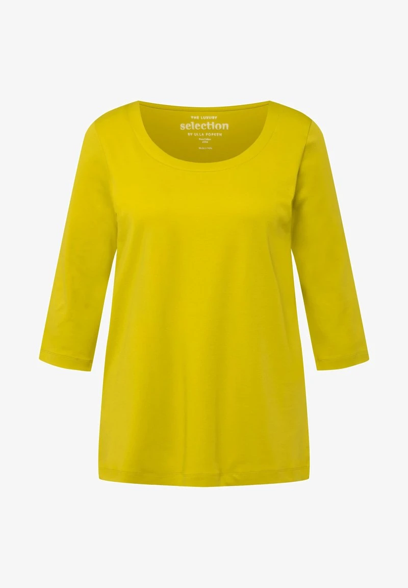 Ulla Popken PIMA. COL ROND ET - Langarmshirt - Pistache 3 Ulla Popken PIMA. COL ROND ET - Langarmshirt - Pistache